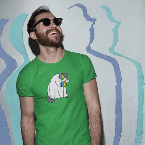 Rainbow Cat Pride T-shirt
