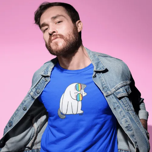 Rainbow Cat Pride T-shirt
