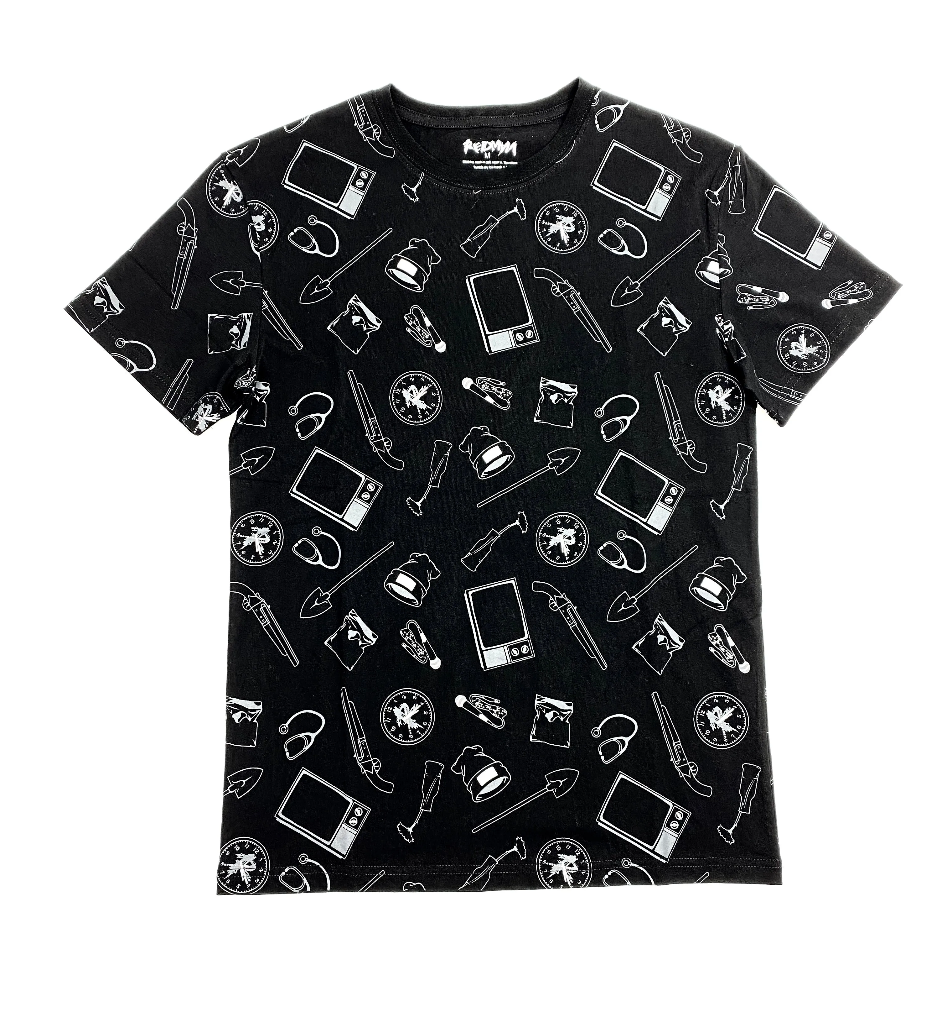 REDMAN Muddy Waters Icon T Shirt - Monochrome
