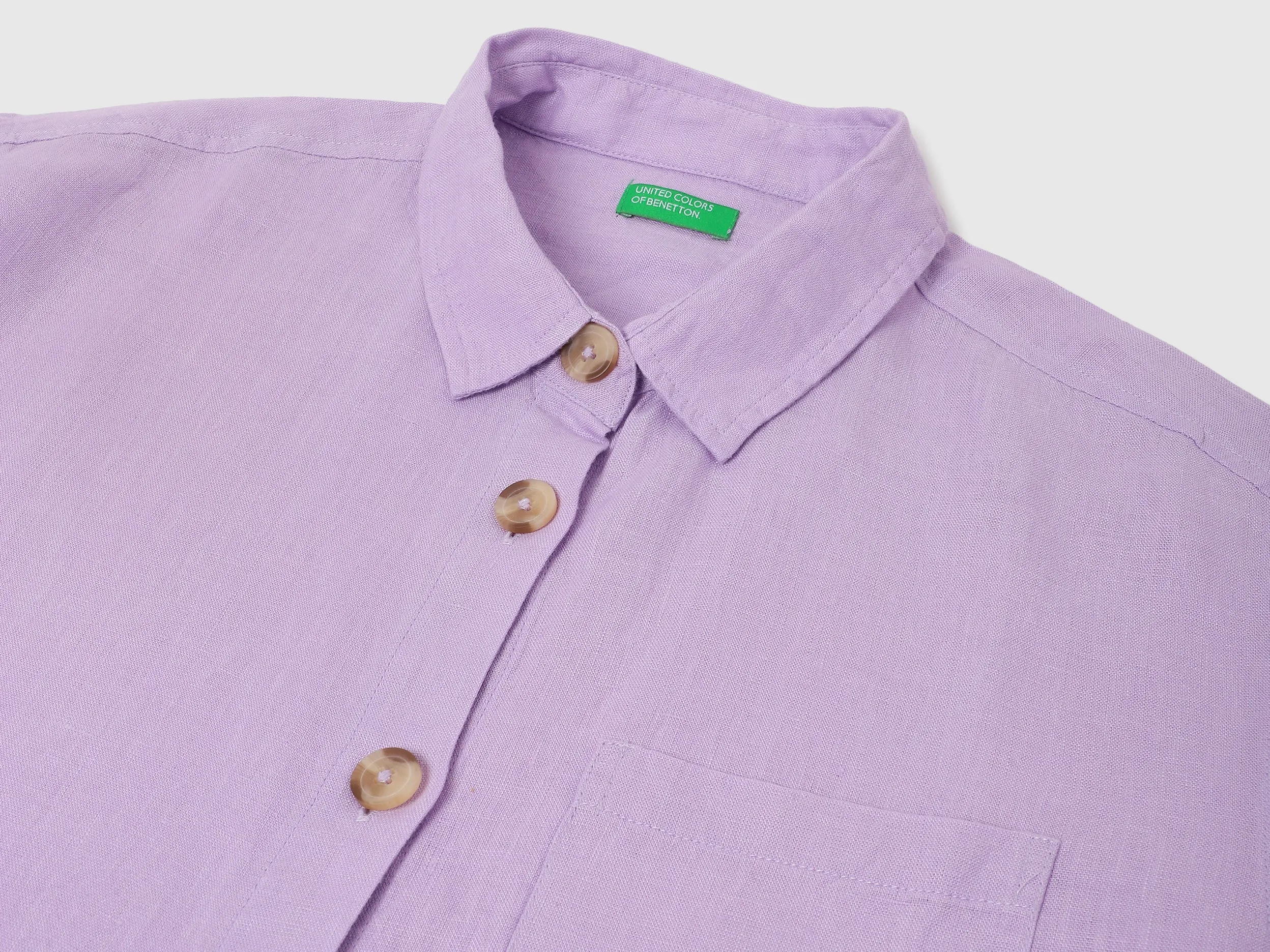 Regular Fit Spread Collar Solid Shirts
