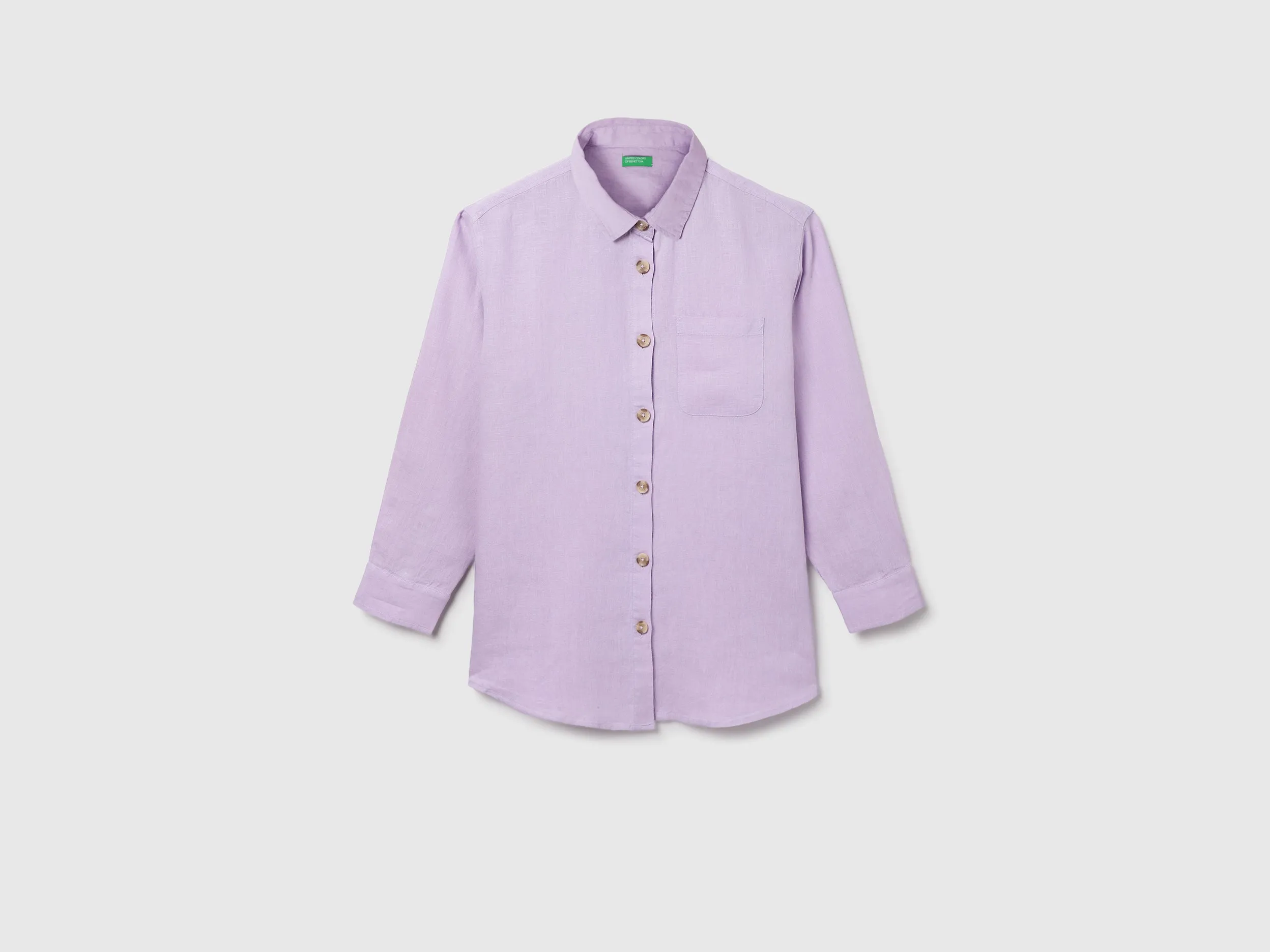 Regular Fit Spread Collar Solid Shirts