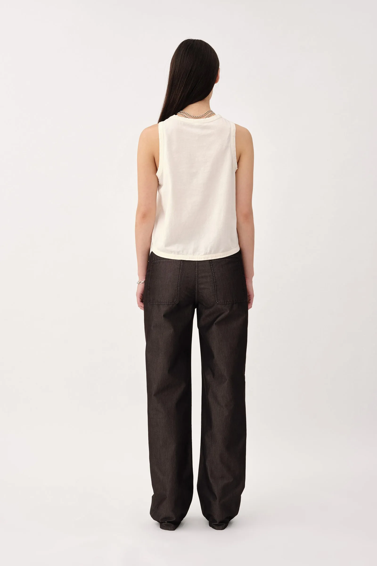 Reina Tank - Washed White