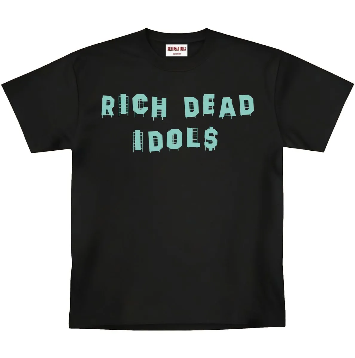 RICH DEAD IDOLS MEDUSA MARILYN MONROE HEAVYWEIGHT TEE (BLACK)