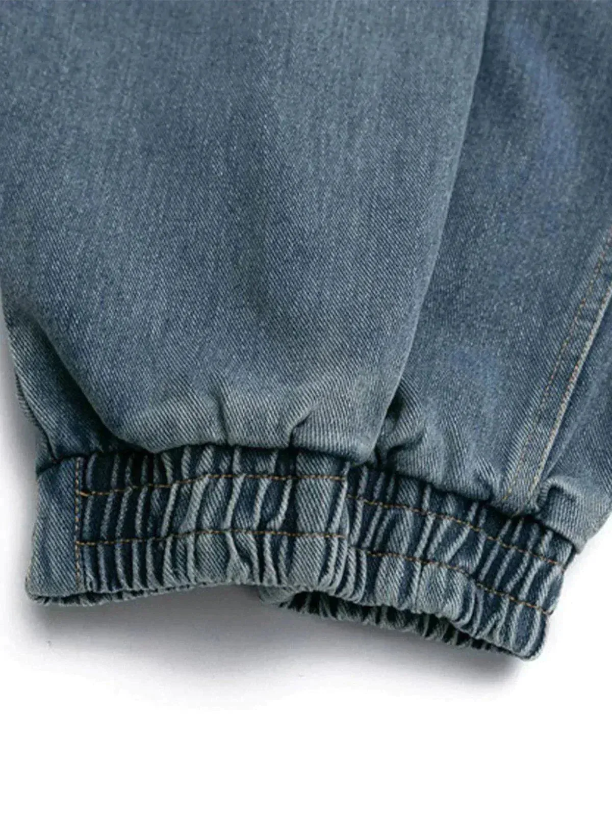 Rimiro - Distressed Solid Color Denim Jacket