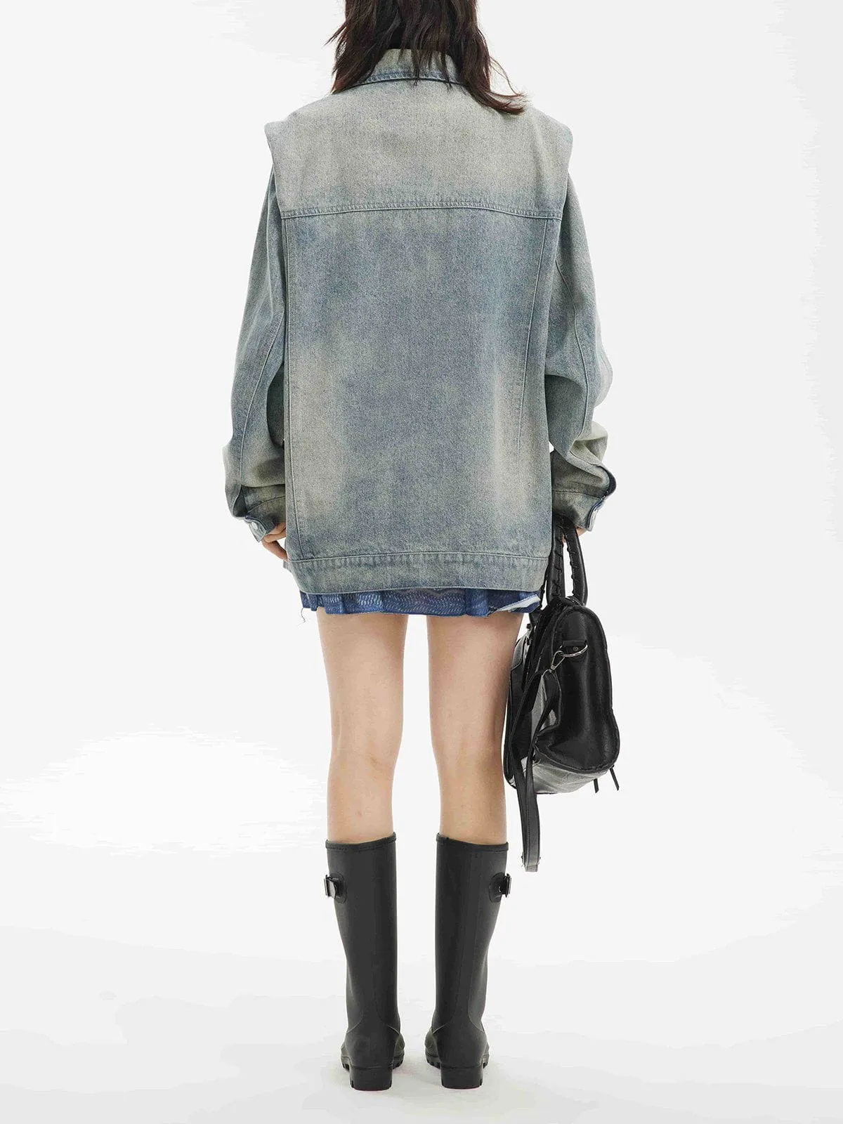 Rimiro - Water-wash ZIP UP Denim Jacket