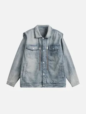 Rimiro - Water-wash ZIP UP Denim Jacket
