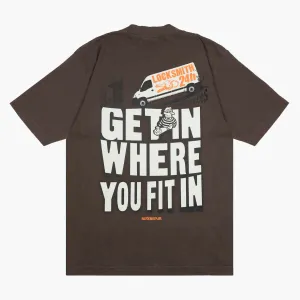 Rip n Repair LOCKSMITH Tee (BROWN)