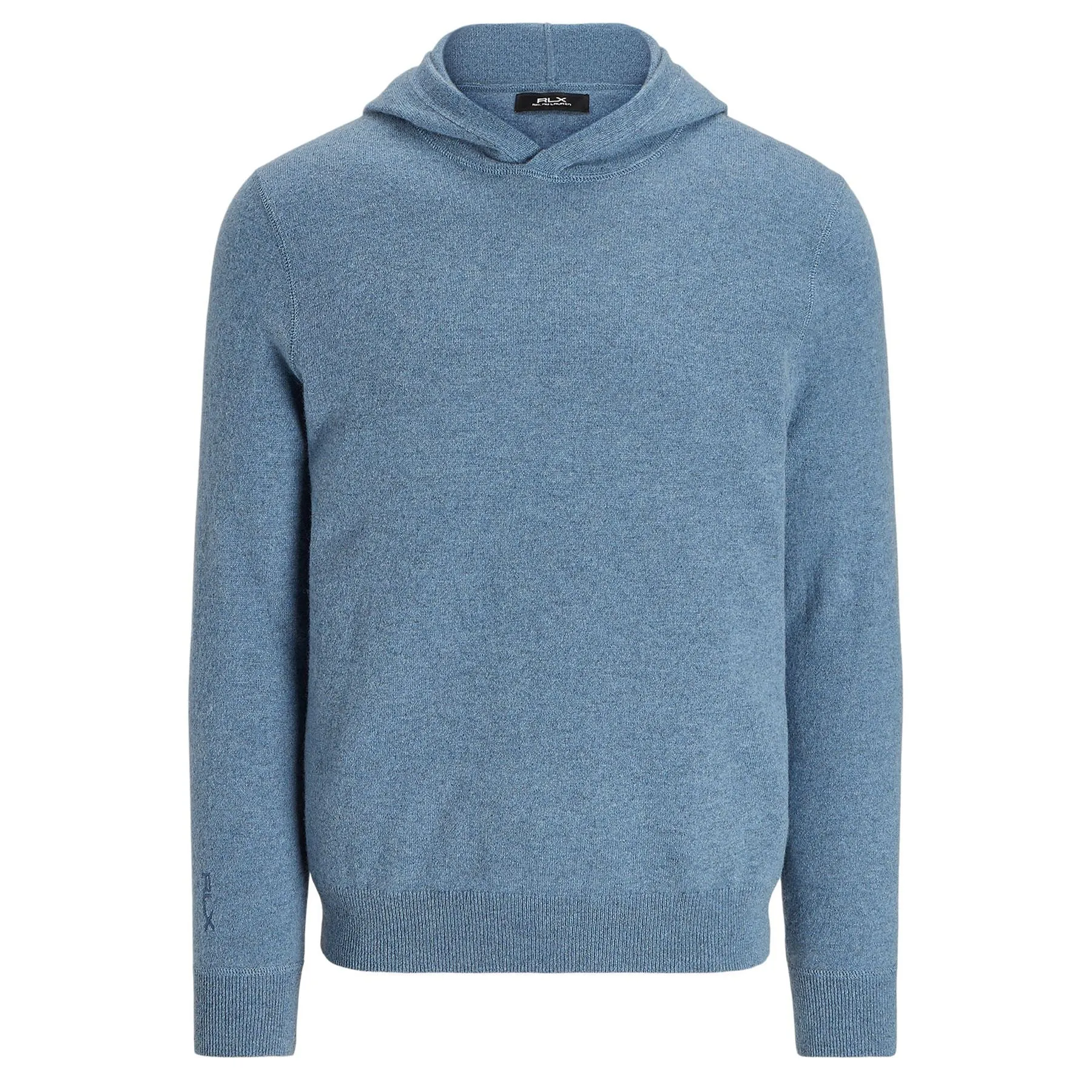 RLX Cashmere Pullover Hoodie Mystic Blue Heather