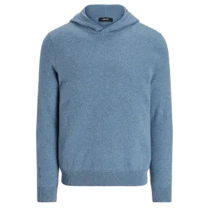 RLX Cashmere Pullover Hoodie Mystic Blue Heather