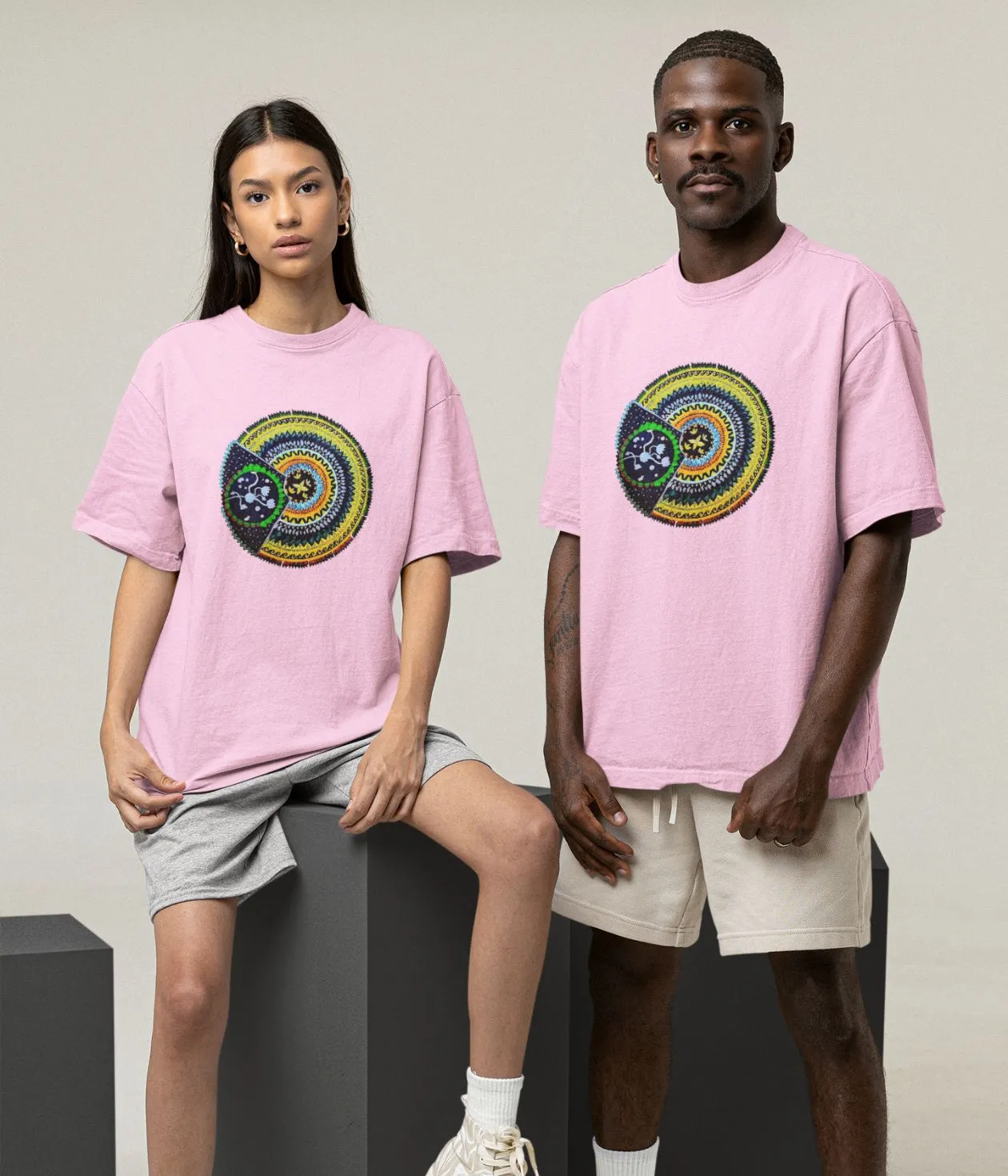 Sacred Spin - Oversized Classic T-Shirt