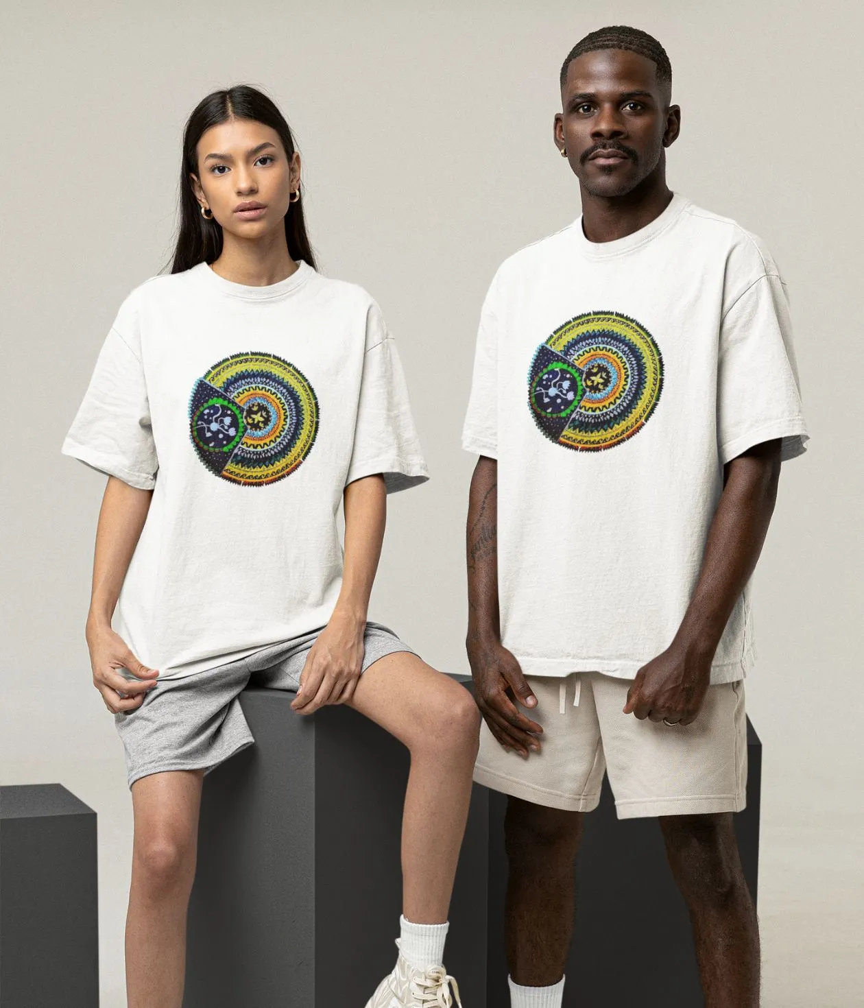 Sacred Spin - Oversized Classic T-Shirt
