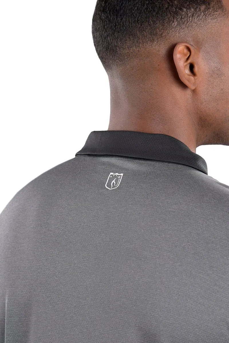 Sam Black Textured Polo - FINAL SALE