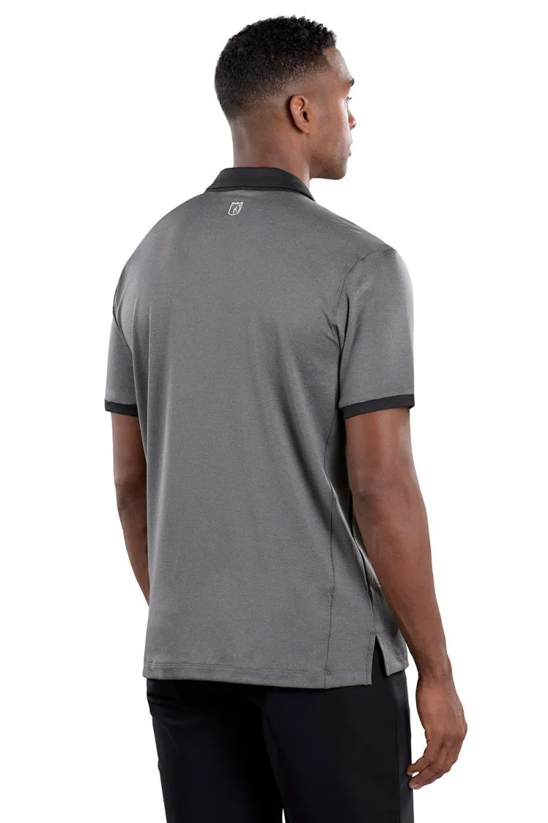 Sam Black Textured Polo - FINAL SALE