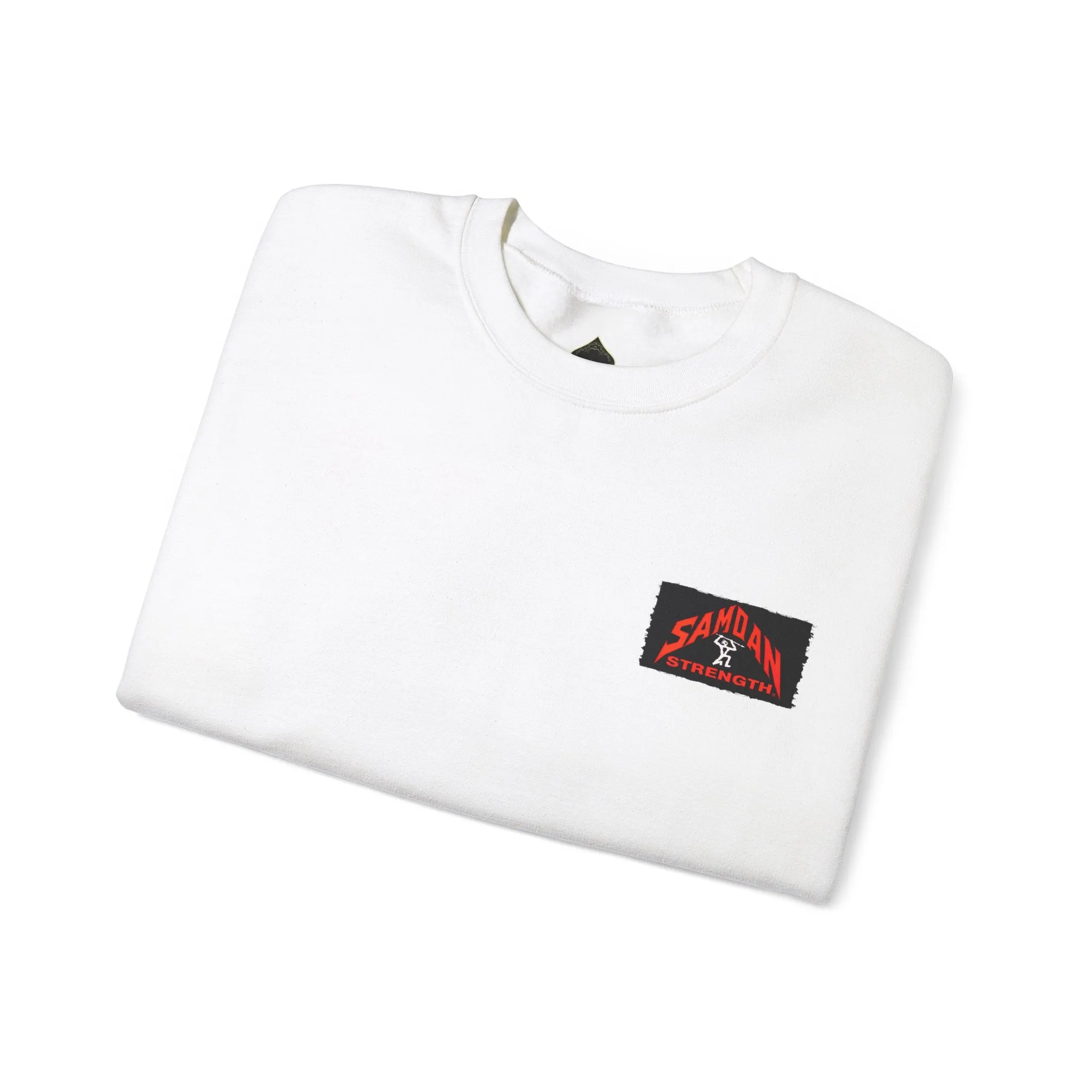 Samoan Strength Samoan Power Vintage Design 90s New Print Unisex Heavy Blend™ Crewneck Sweatshirt