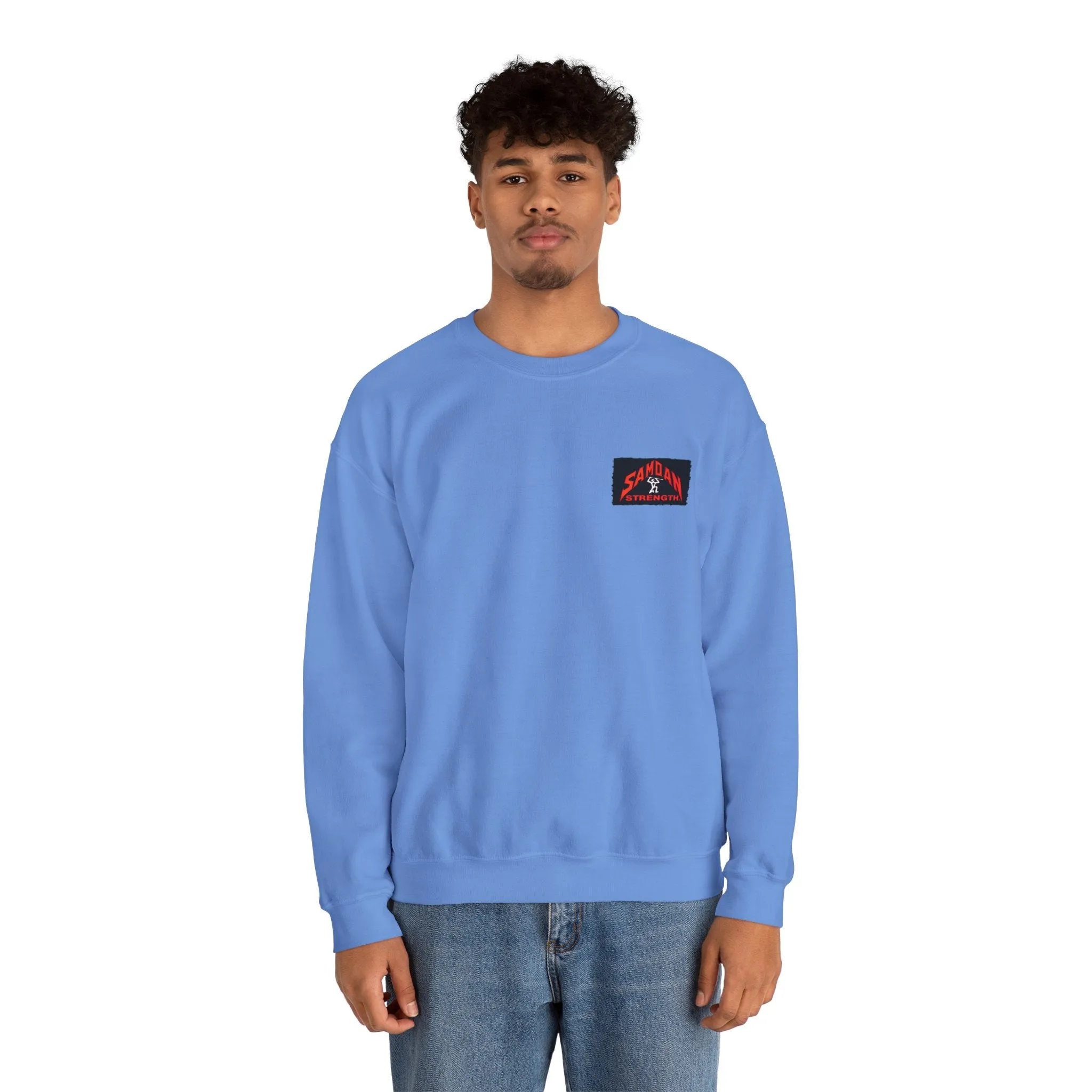 Samoan Strength Samoan Power Vintage Design 90s New Print Unisex Heavy Blend™ Crewneck Sweatshirt