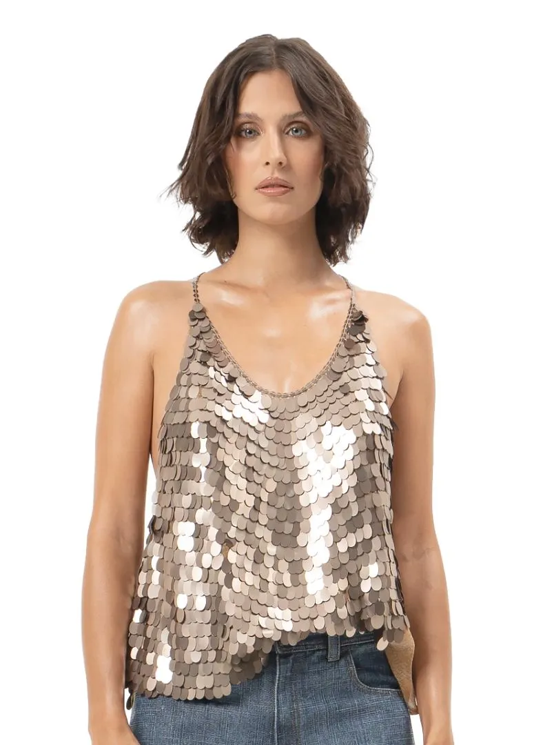 Scale Top Slick Cotton