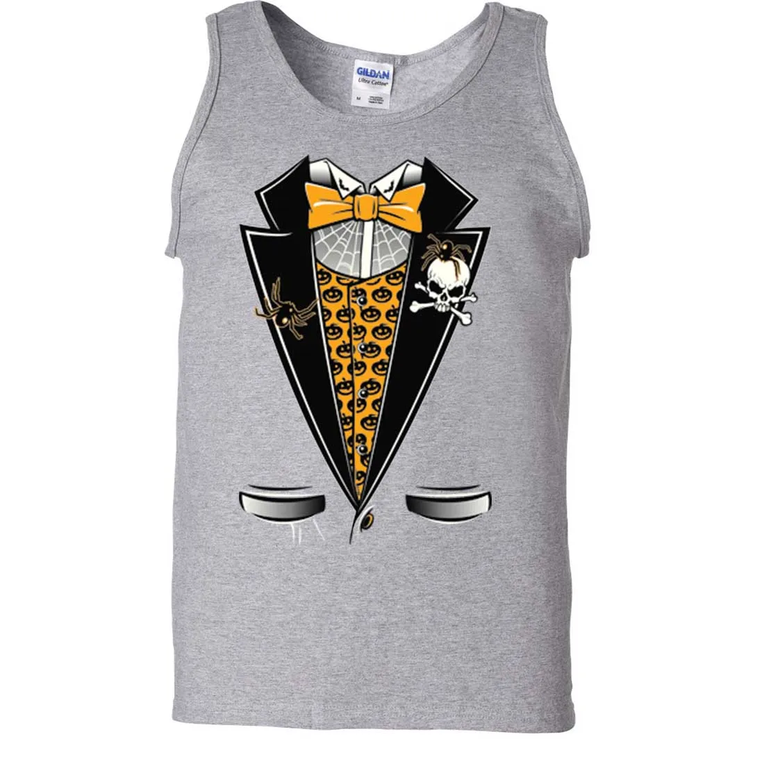 Scary Halloween Tuxedo Asst Colors Tank Top