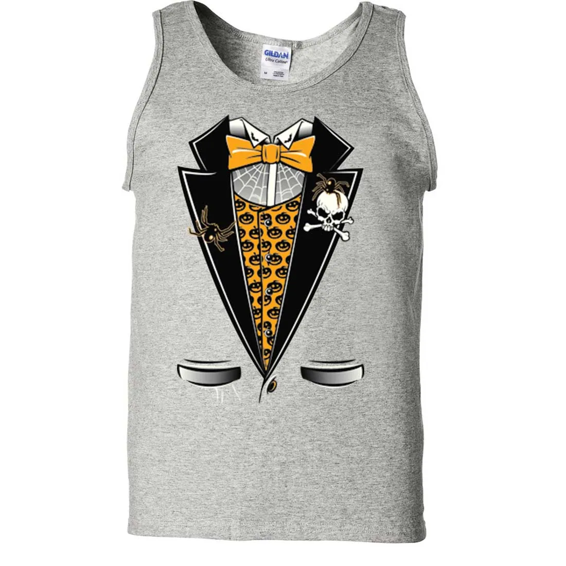 Scary Halloween Tuxedo Asst Colors Tank Top