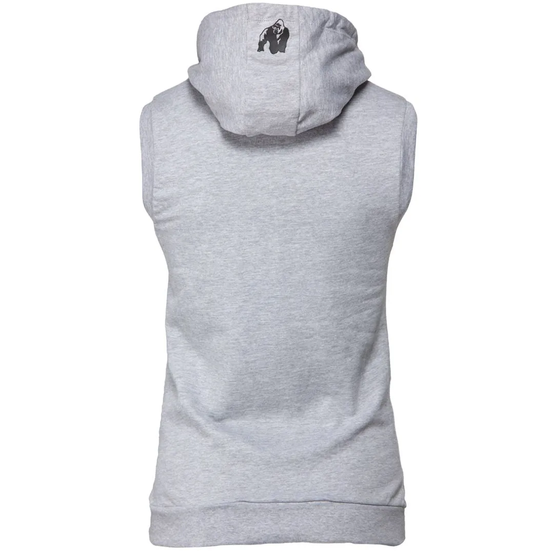 Selma Sleeveless Hoodie Grey