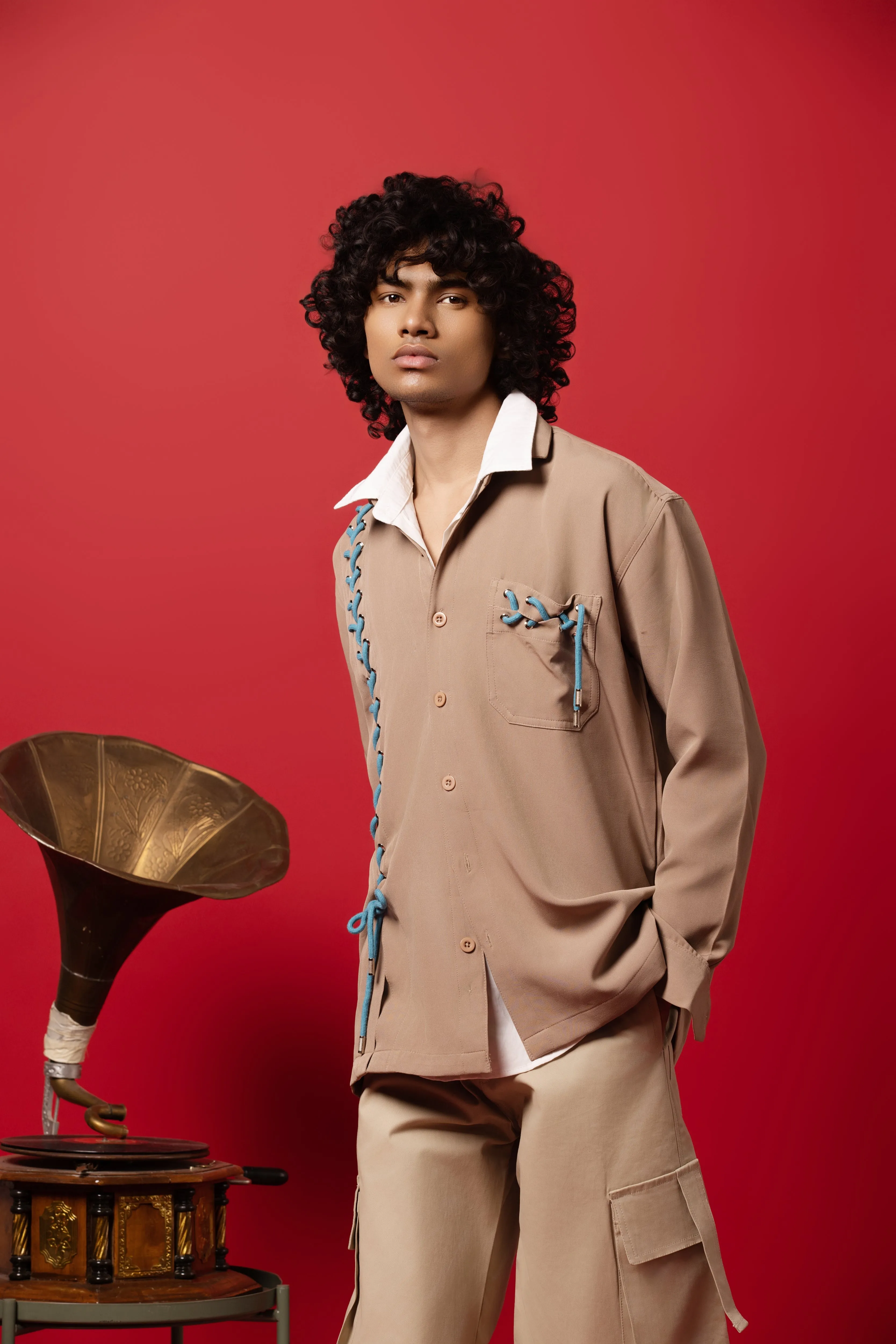 Seoul Strings Beige Shirt