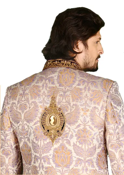 Sherwani (Custom Tailored) - (D.No.-1161)