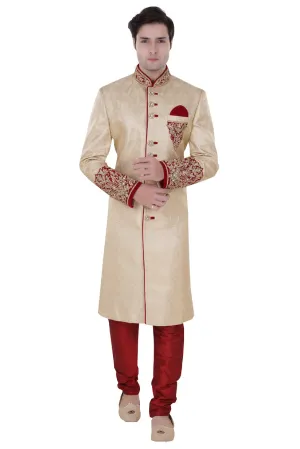 Sherwani (Custom Tailored) - (D.No.-1184)