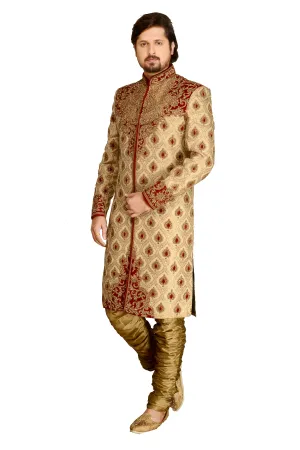 Sherwani (Custom Tailored) - (D.No.-1211)