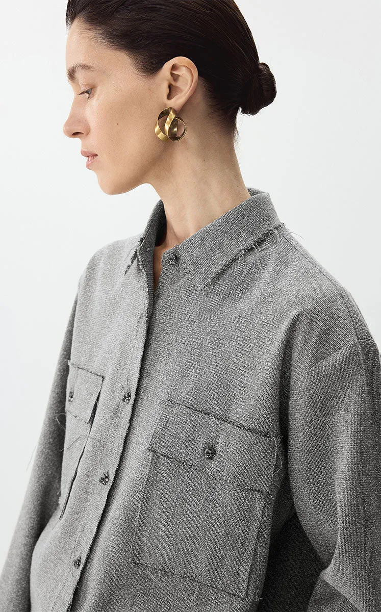 Shirt / JNBY Oversized Blended Shirt