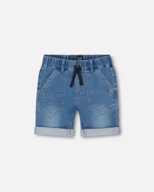 Short en denim F30YB25