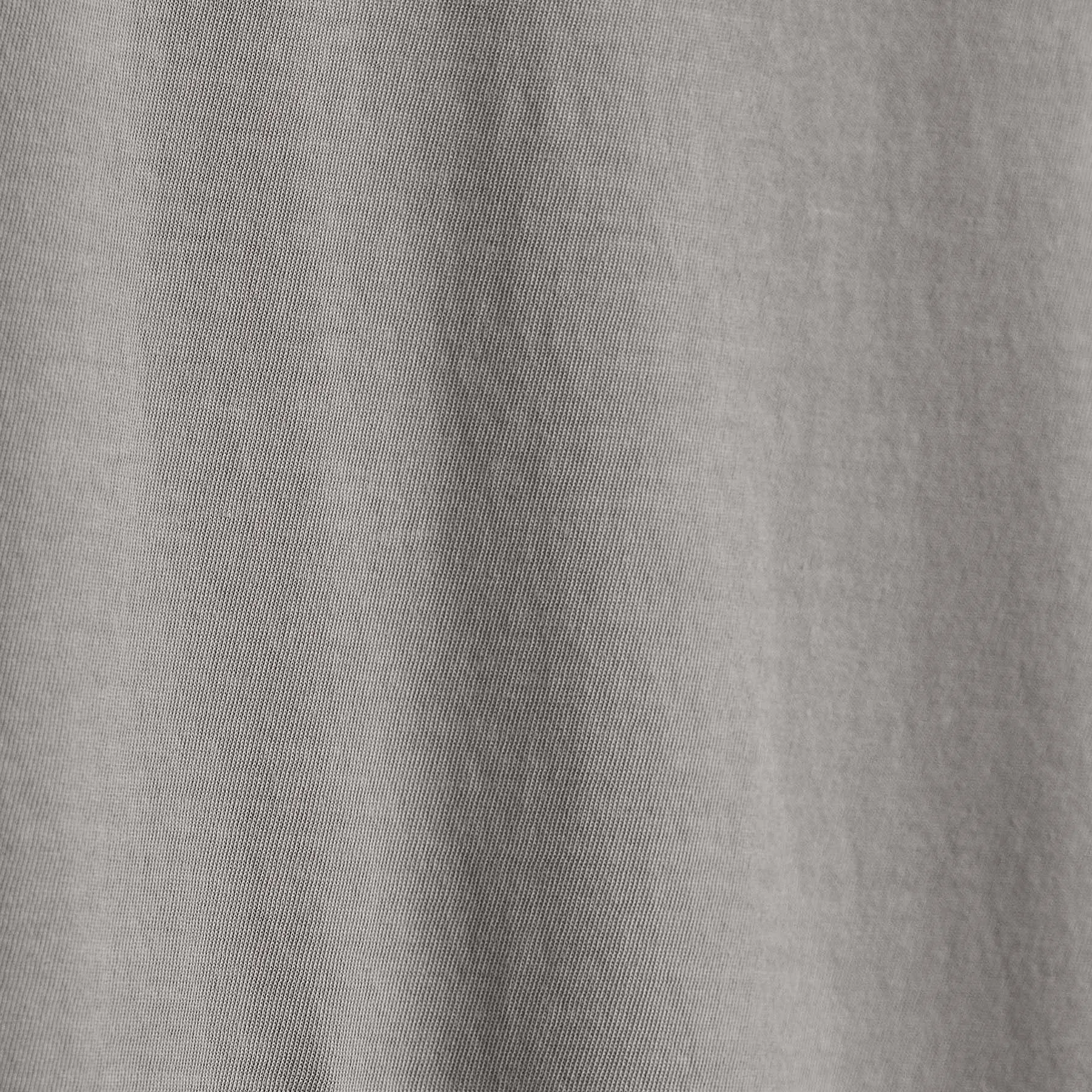 Short Sleeve Crew Neck - Silver Grey Pigment