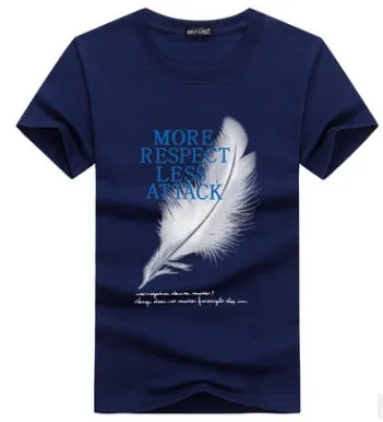 Short-sleeved T-shirt Male Plus Fat Plus Size Youth Half-sleeved T-shirt