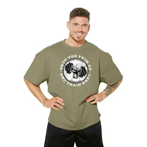 Shut The Fuck Up Oversize Tee - Washed Green