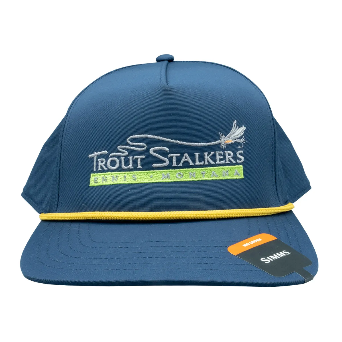 Simms MTS Logo Captain's Cap Admiral Blue