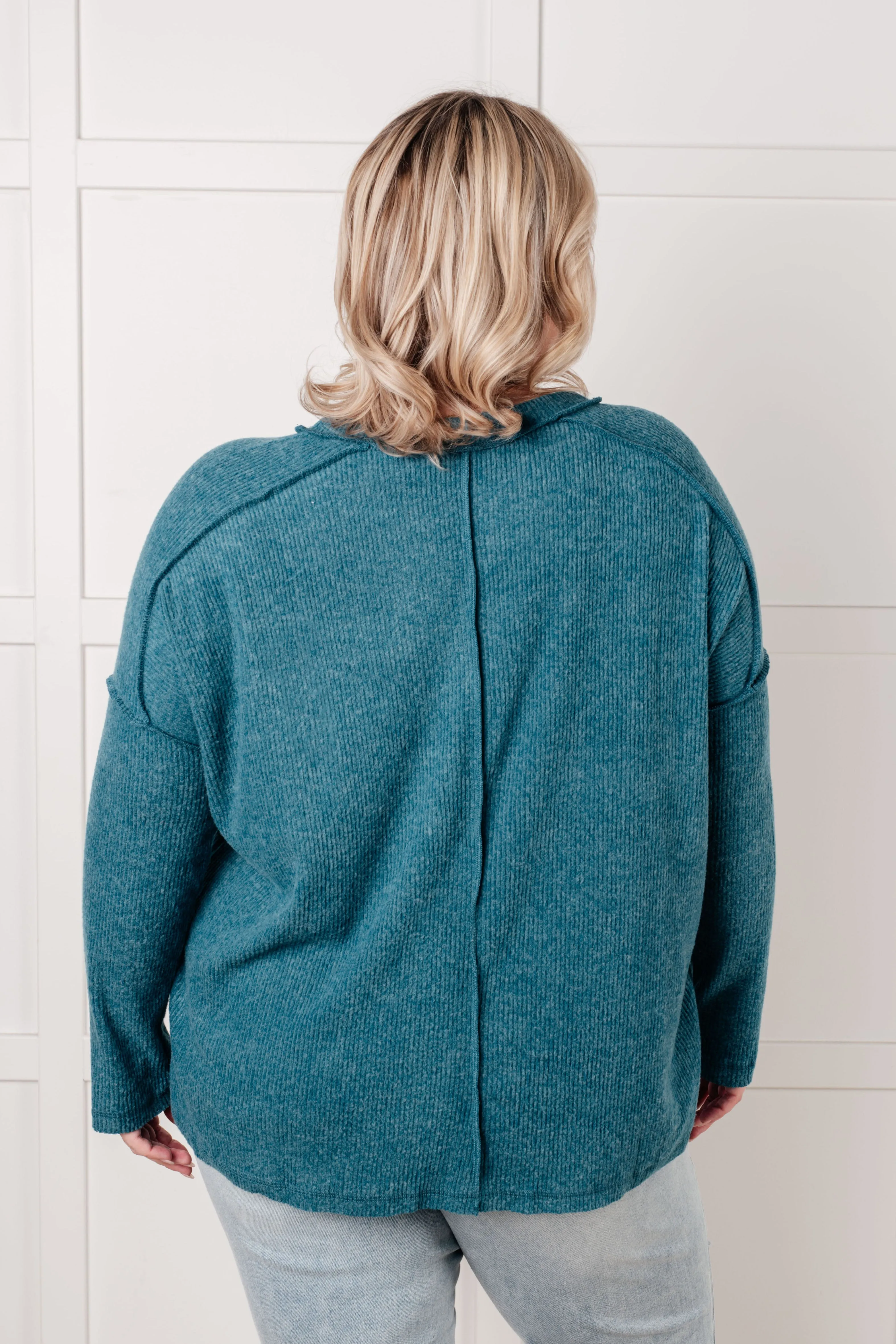 Simply Basic Ribbed Hacci Sweater