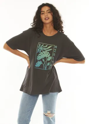 Sisstrevolution Jungle Sky SS Oversized Knit Tee