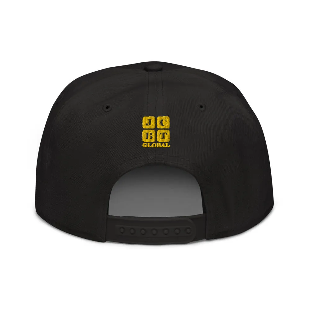 Snapback Hat "1053-0041 New York (Yellow Logo)"
