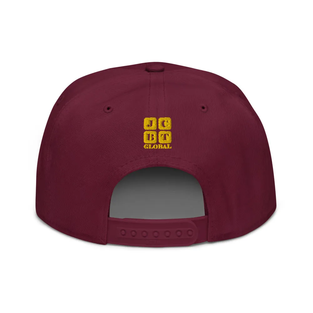 Snapback Hat "1053-0041 New York (Yellow Logo)"