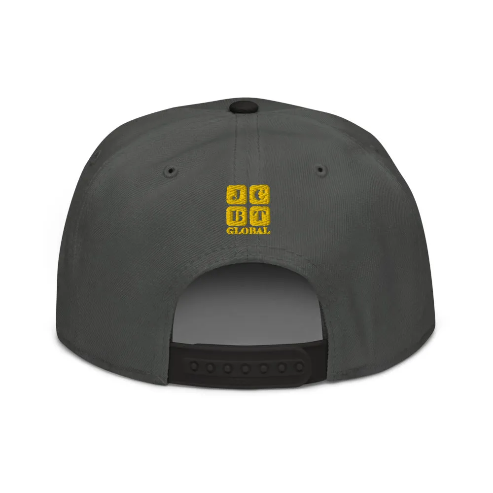 Snapback Hat "1053-0041 New York (Yellow Logo)"