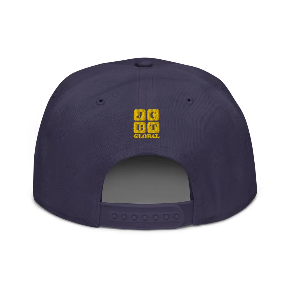 Snapback Hat "1053-0041 New York (Yellow Logo)"