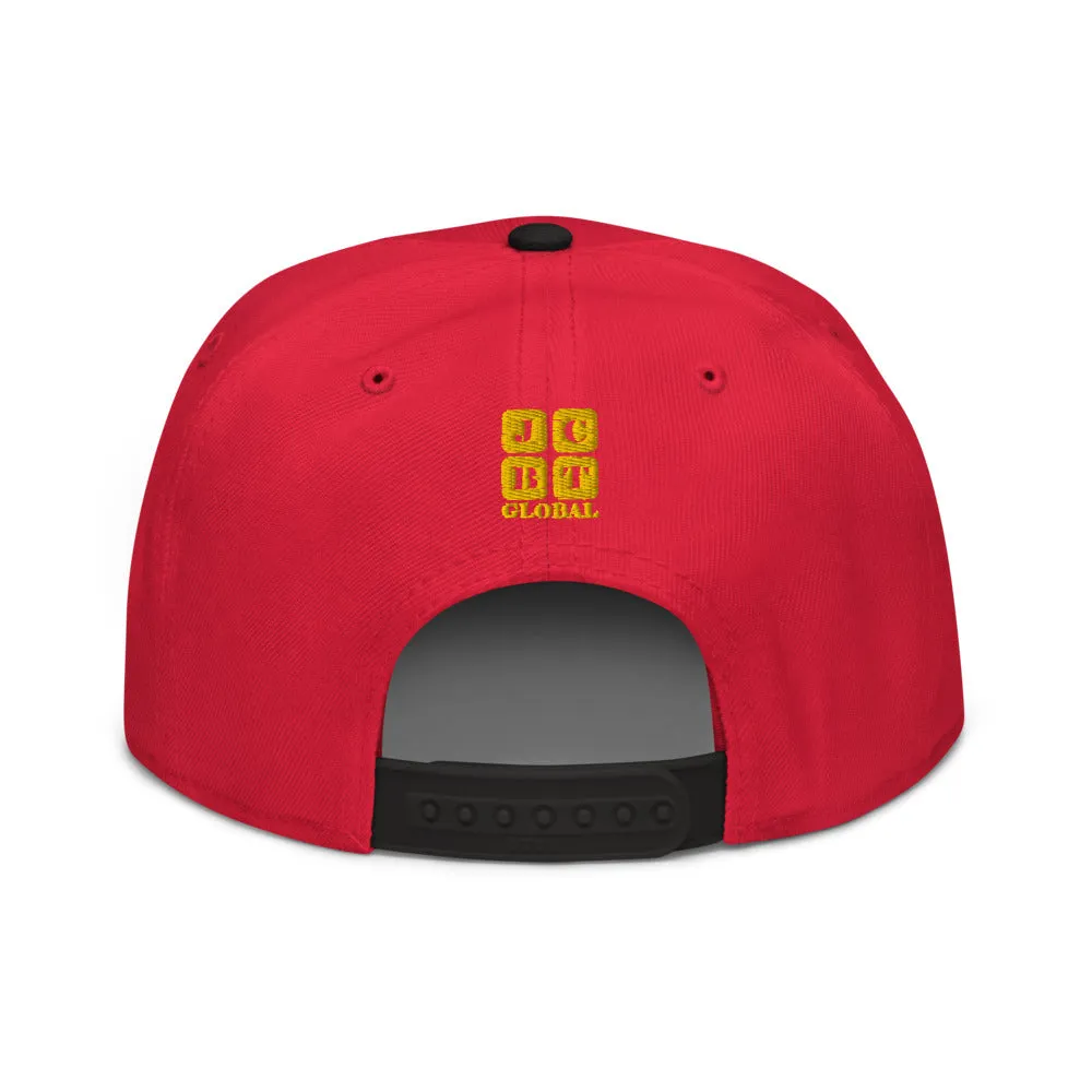 Snapback Hat "2052-0041 Born In The U.S.A. (Yellow Logo)"