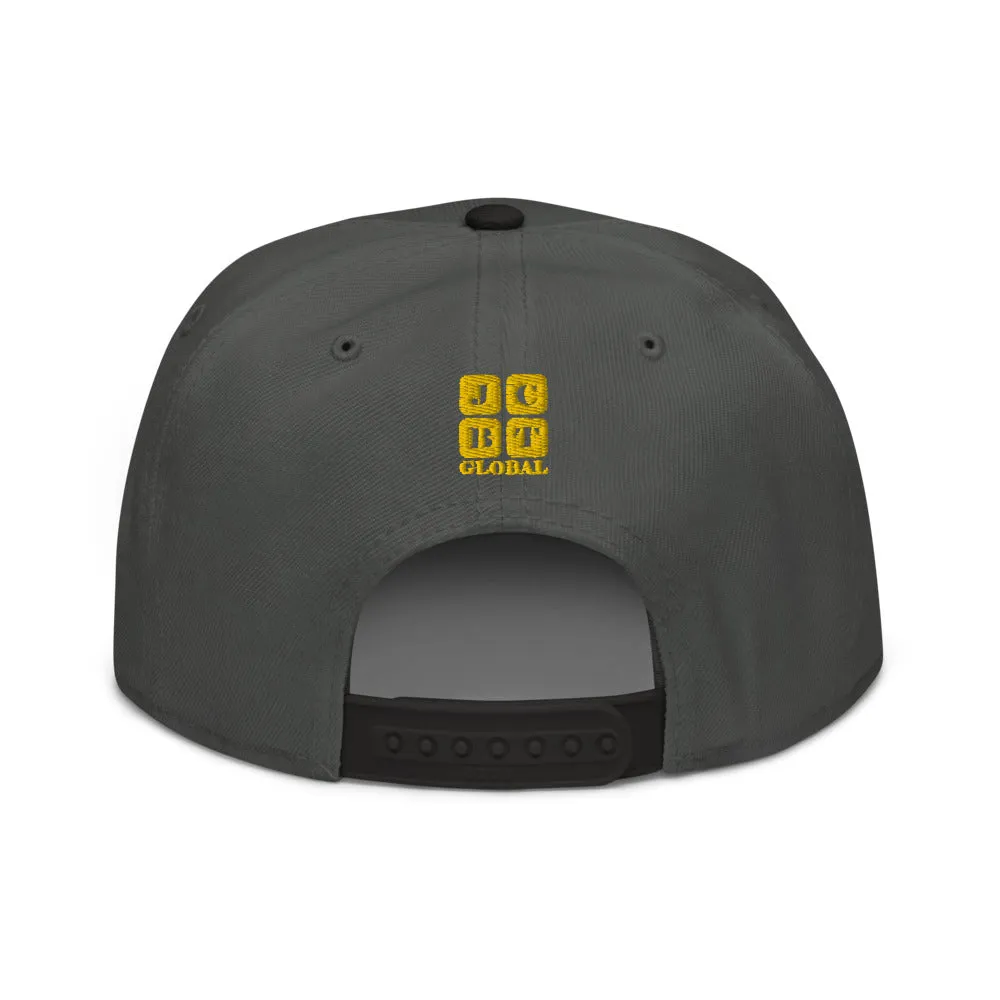 Snapback Hat "2052-0041 Born In The U.S.A. (Yellow Logo)"