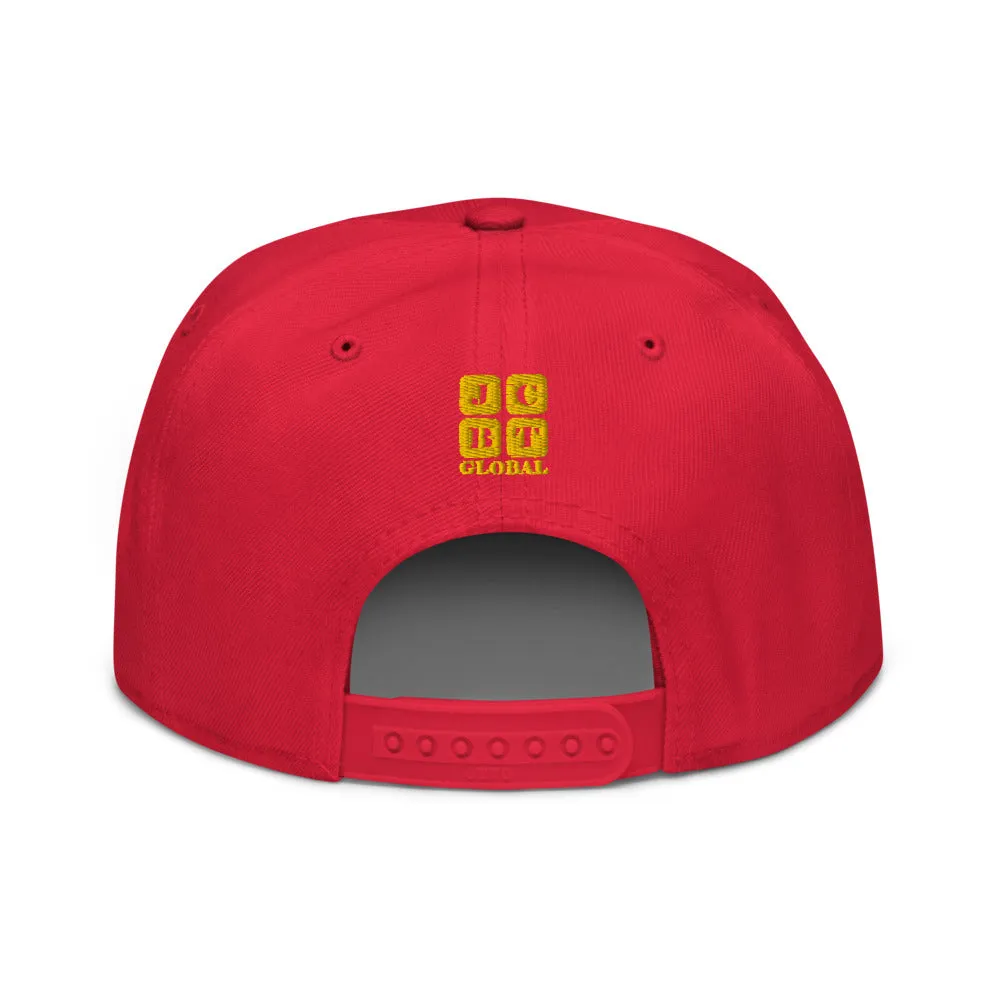 Snapback Hat "2052-0041 Born In The U.S.A. (Yellow Logo)"