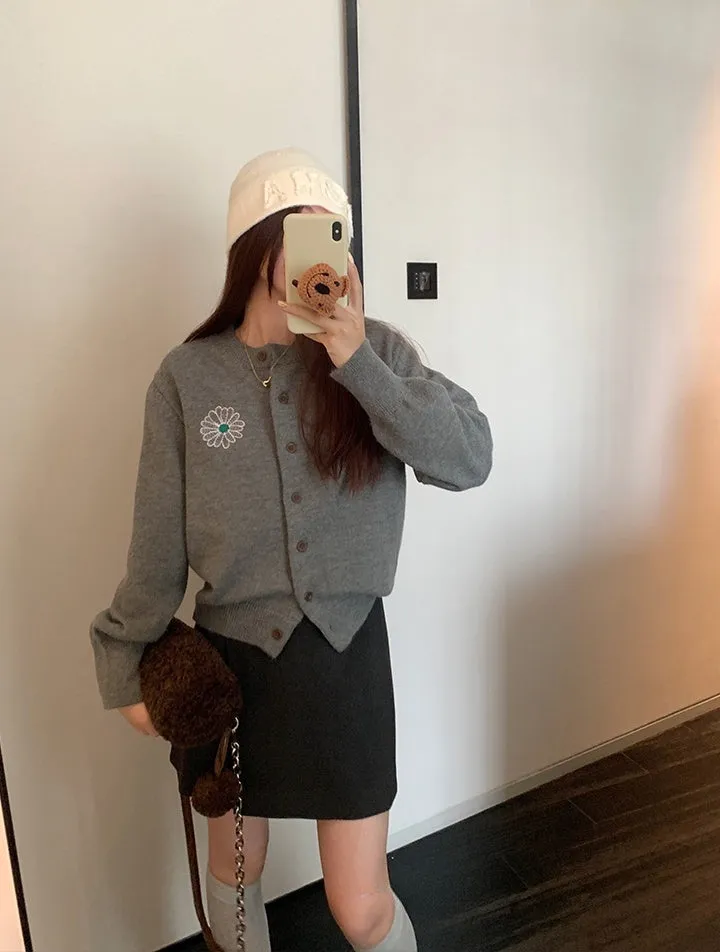 Soft and Feminine Knitted Cardigan