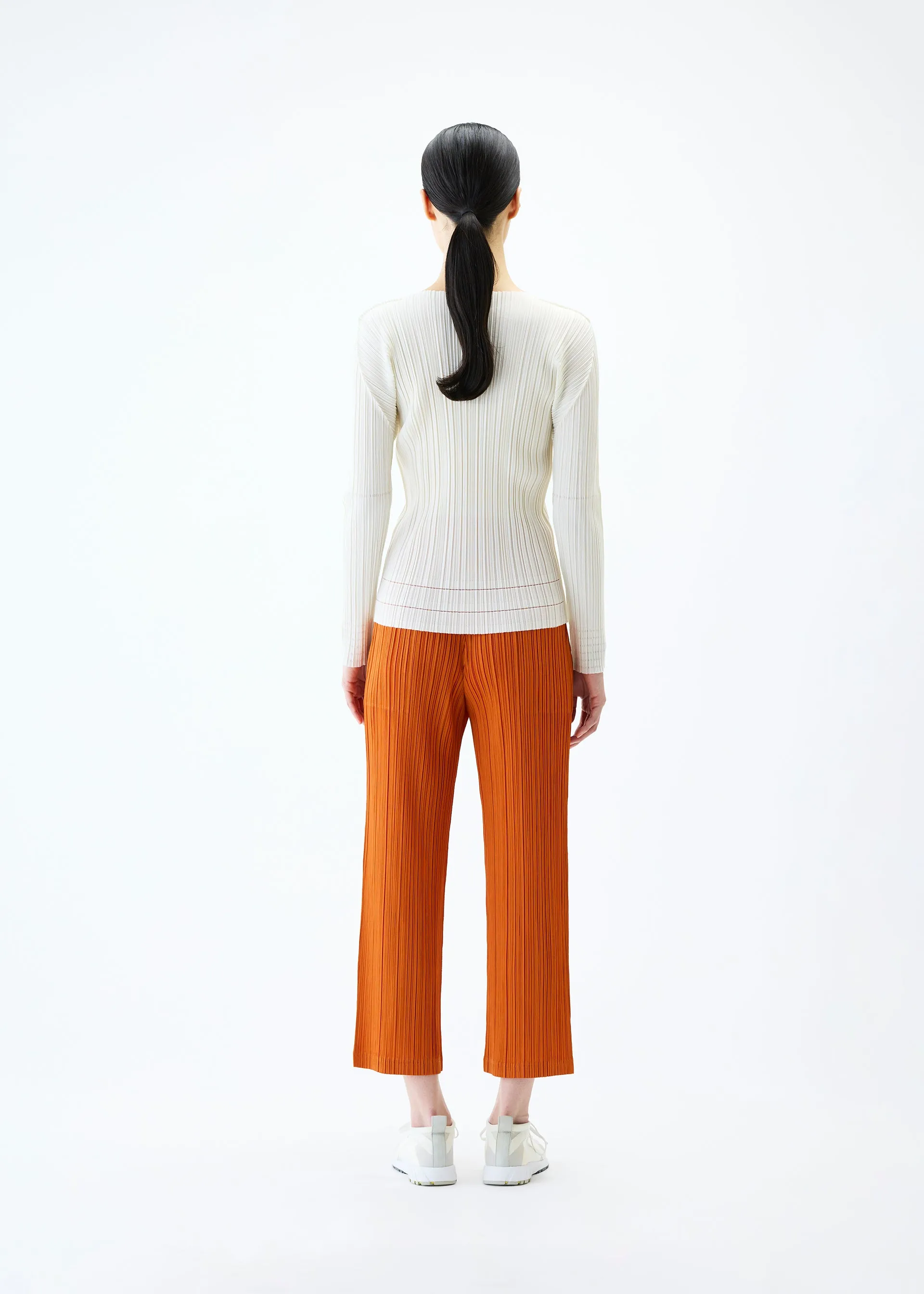 Soft Pleats Top Cream