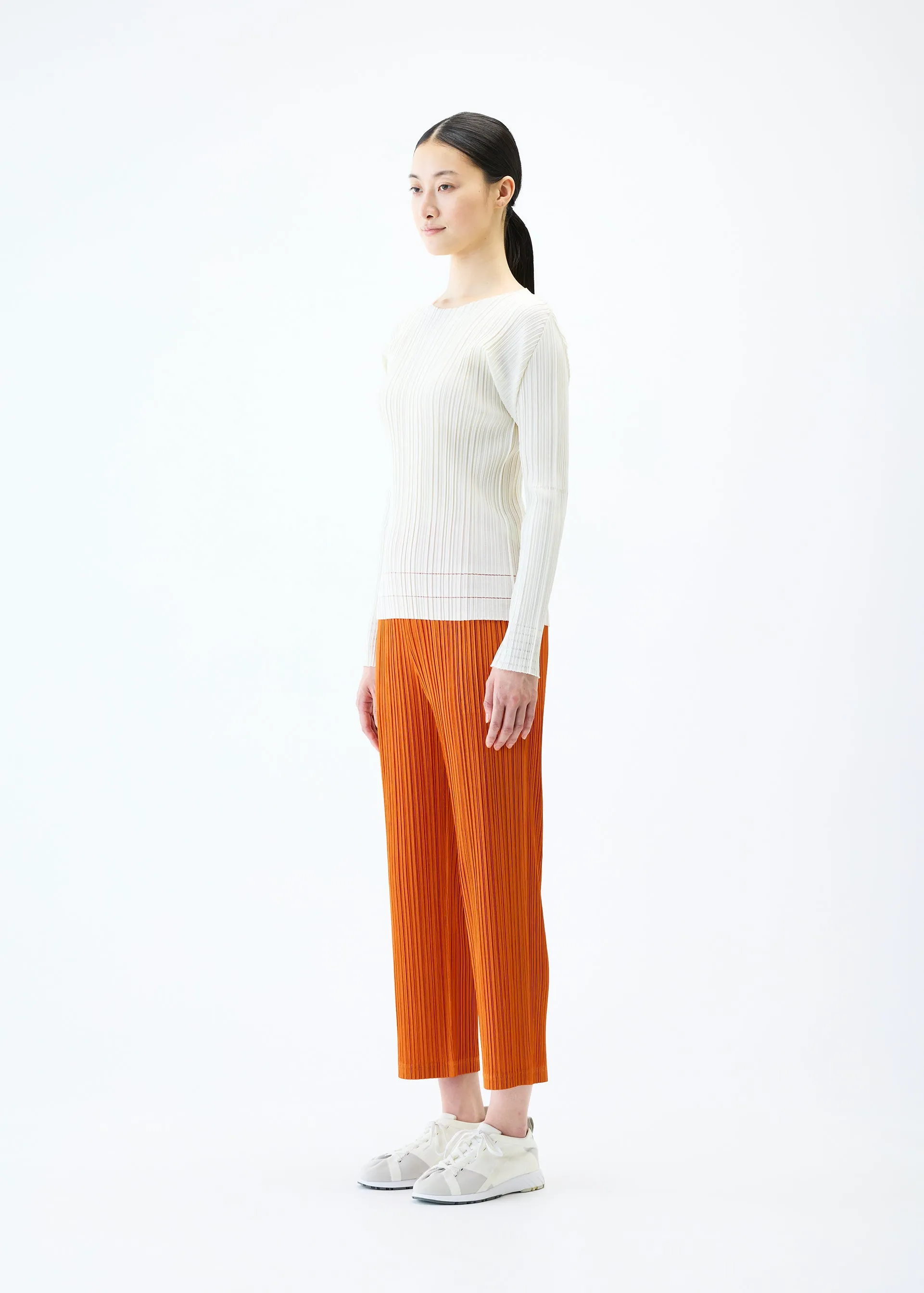 Soft Pleats Top Cream