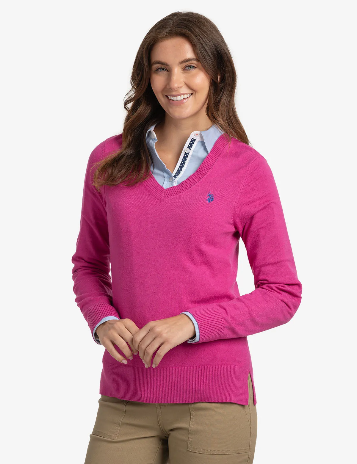 SOFT TOUCH V-NECK SWEATER