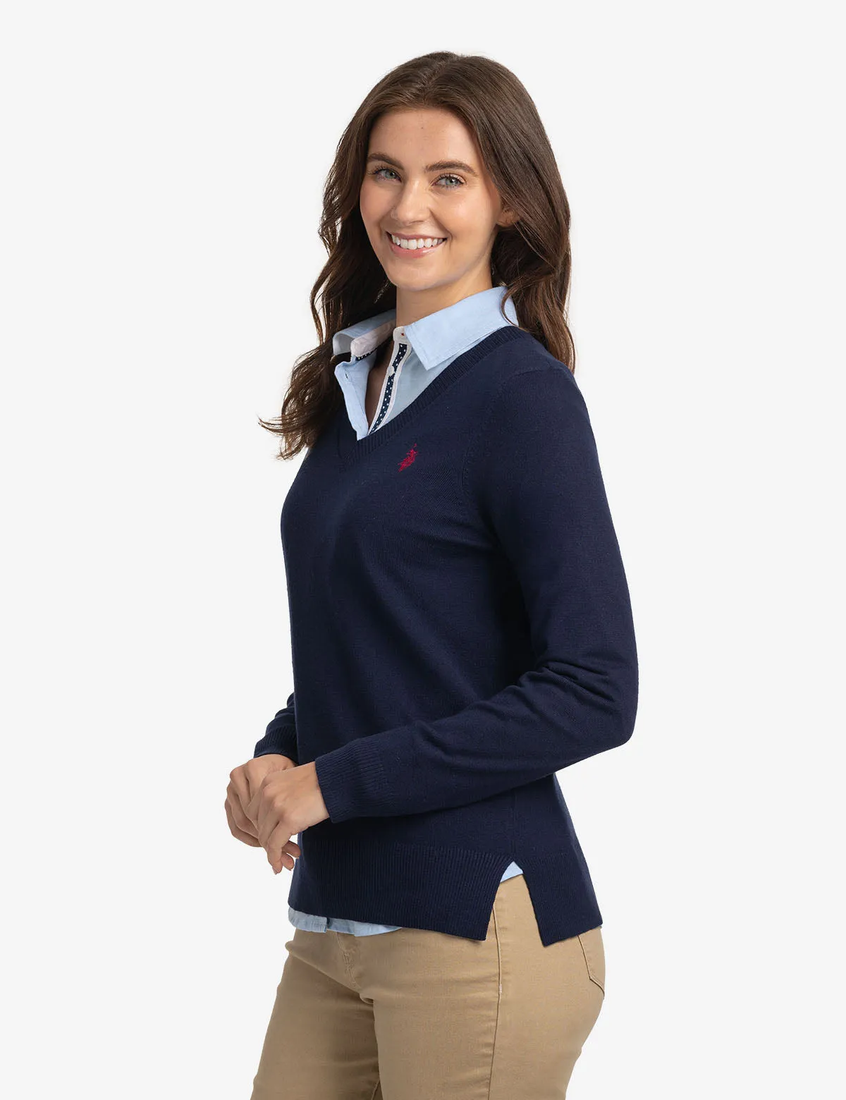SOFT TOUCH V-NECK SWEATER