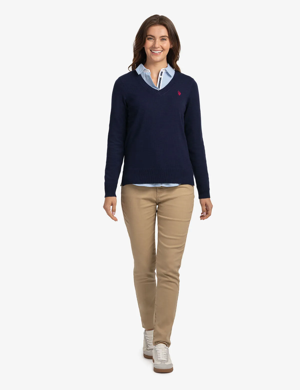 SOFT TOUCH V-NECK SWEATER