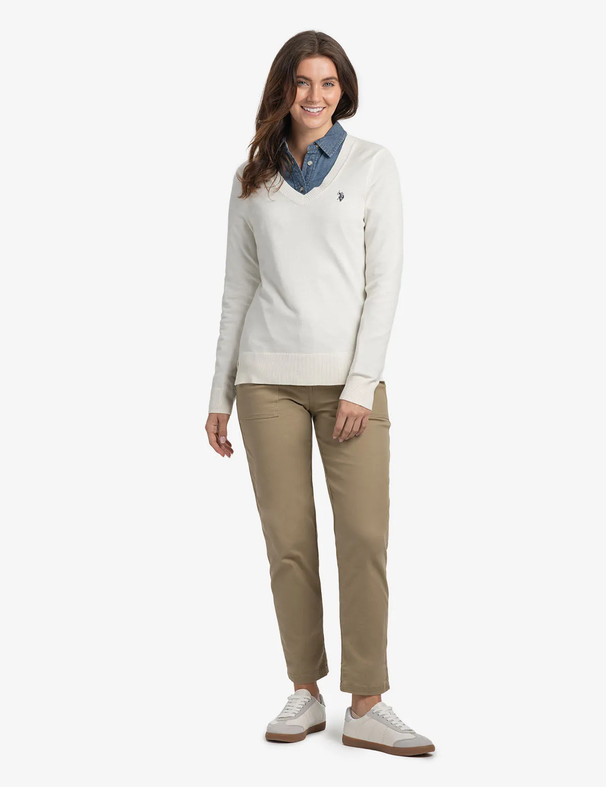 SOFT TOUCH V-NECK SWEATER