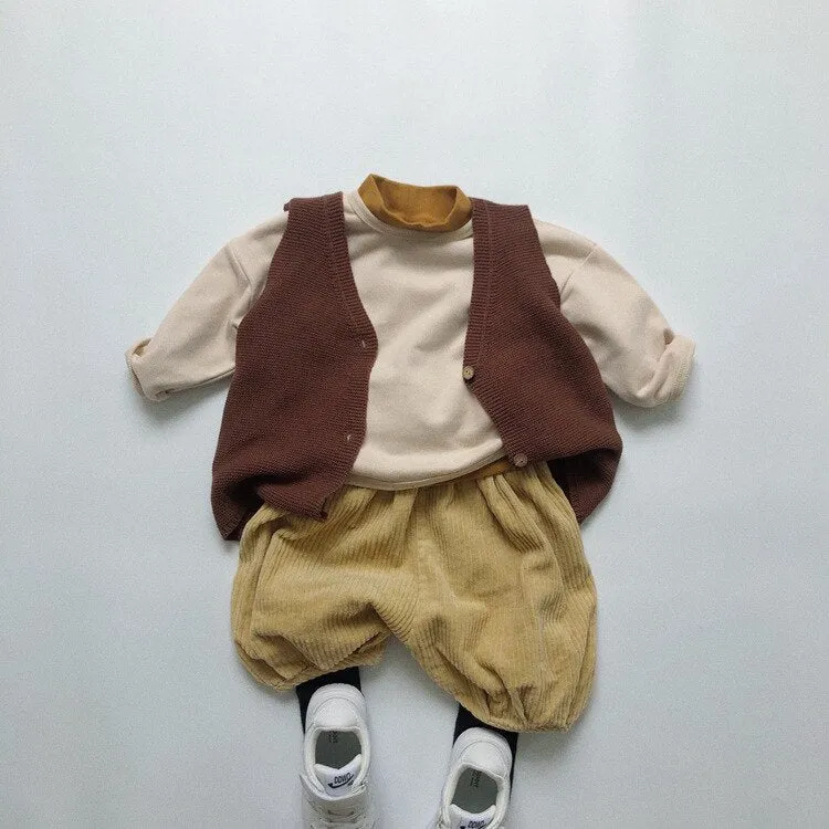 Solid Color Casual Pullover